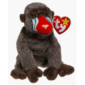 Vintage TY Beanie Babies Baby Retired RARE 1999 Cheeks Baboon Monkey for sale online 