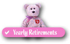 Ty Beanie Babies Retirements by Year Checklist