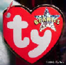 Ty Beanie Babies 7th Generation Heart Tag